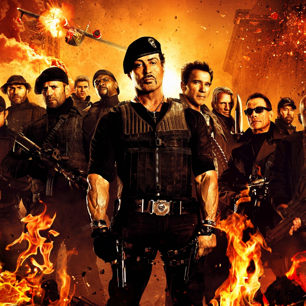 The Expendables 2 Film for 1024 x 1024 iPad resolution