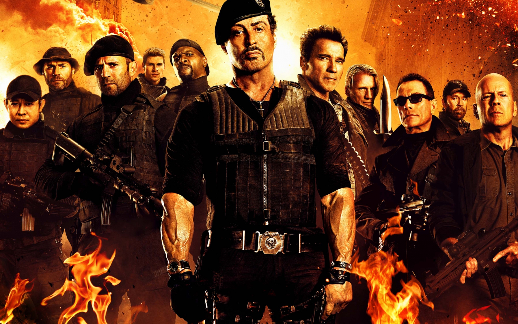 The Expendables 2 Film for 1680 x 1050 widescreen resolution