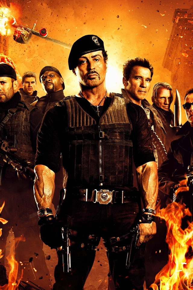 The Expendables 2 Film for 640 x 960 iPhone 4 resolution