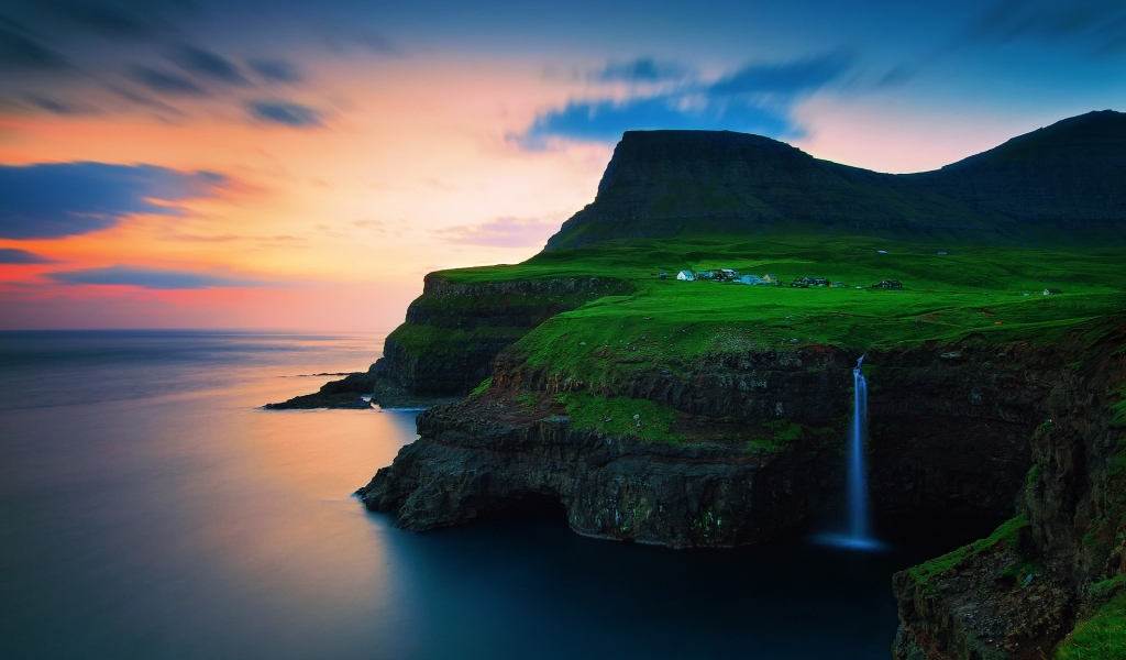 The Faroe Islands for 1024 x 600 widescreen resolution