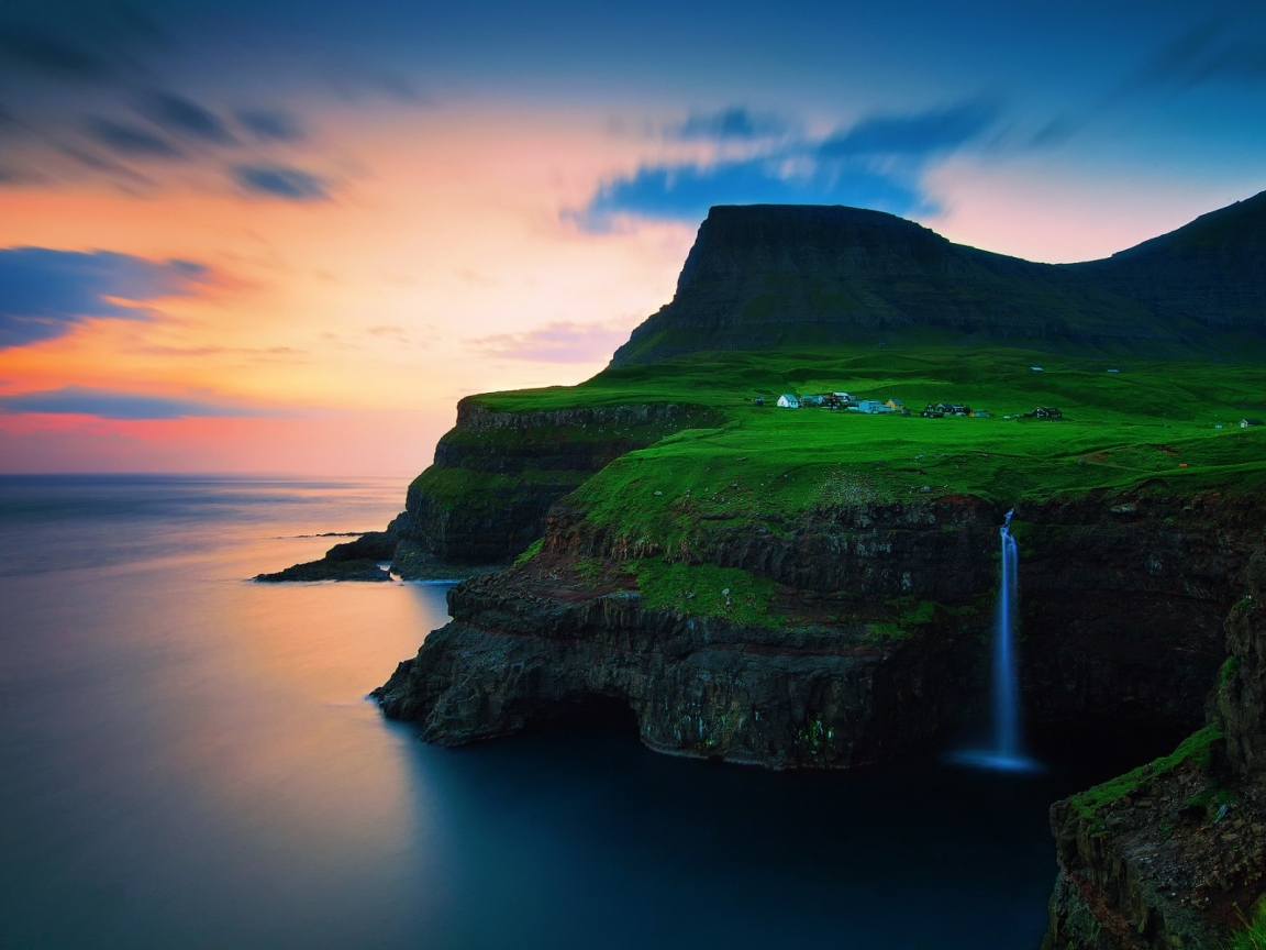The Faroe Islands for 1152 x 864 resolution