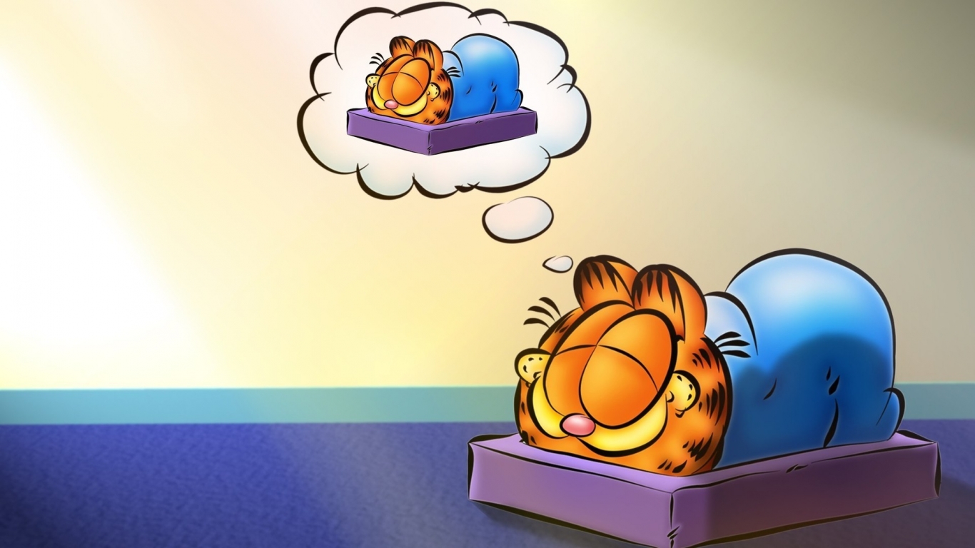 The Garfield Show for 1366 x 768 HDTV resolution