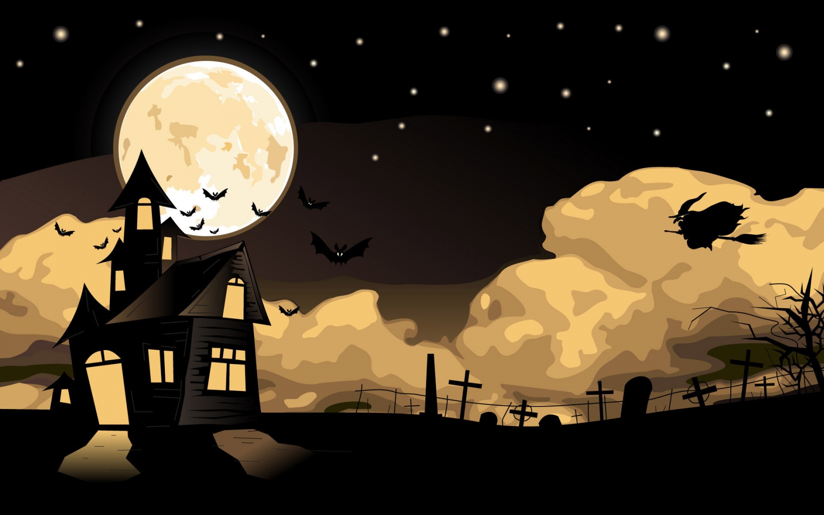 The Halloween Night for 1680 x 1050 widescreen resolution