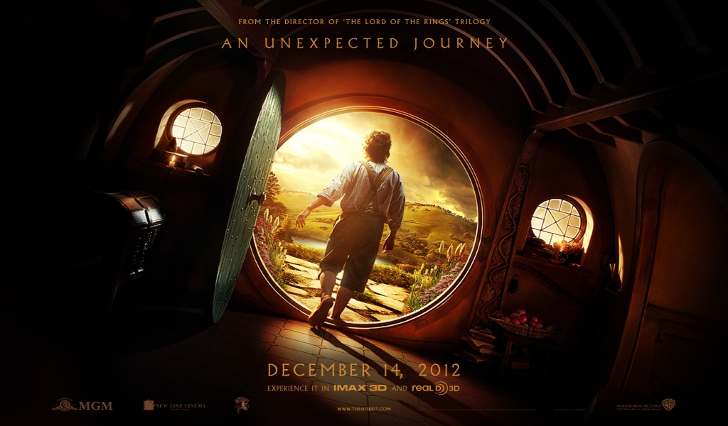 The Hobbit 2012 Movie for 1024 x 600 widescreen resolution