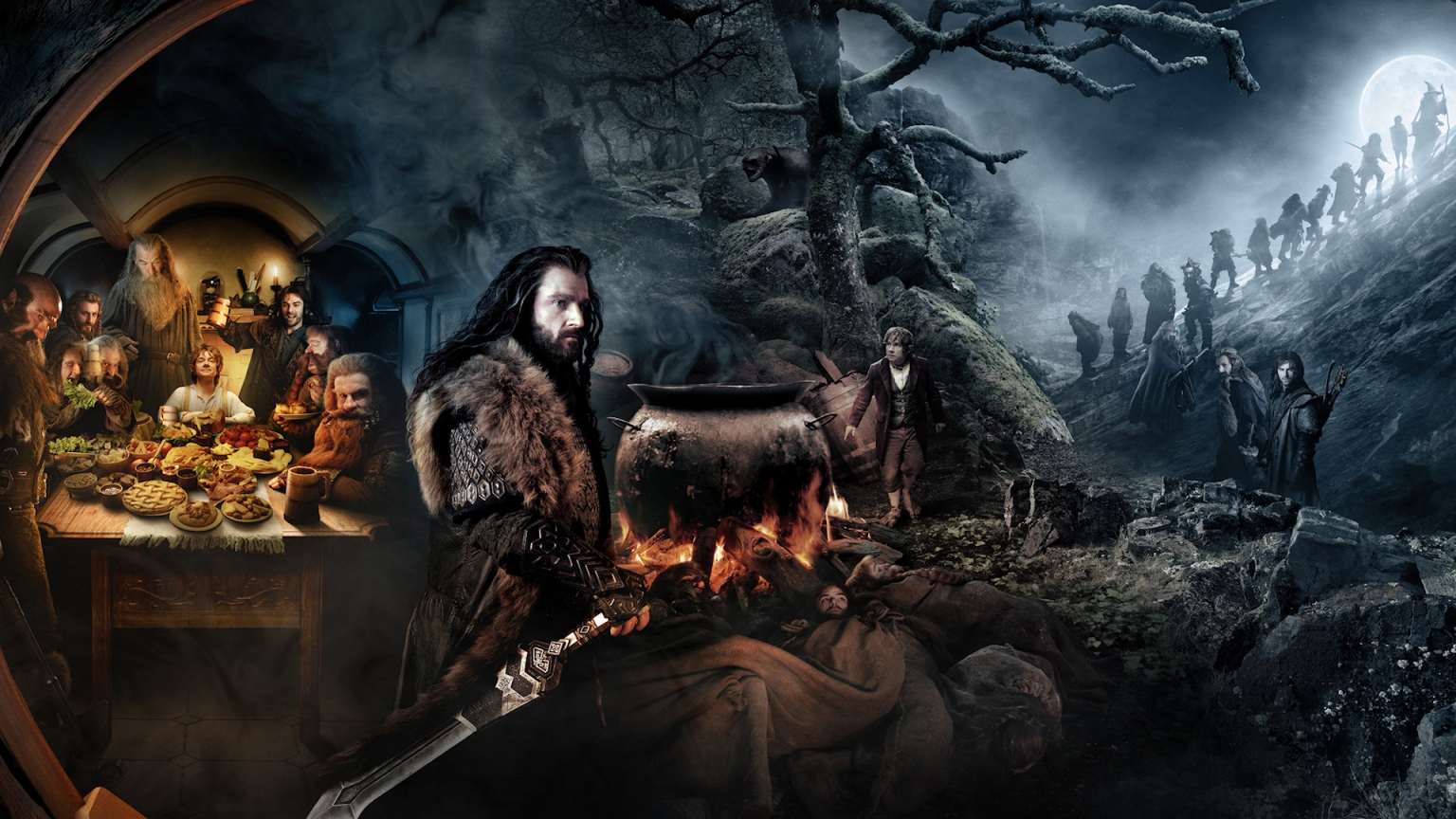 The Hobbit Cool for 1536 x 864 HDTV resolution