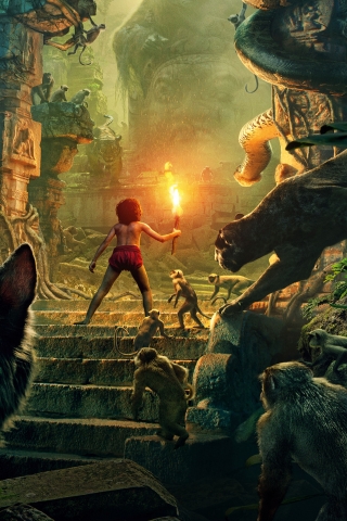 The Jungle Book 2016 for 320 x 480 iPhone resolution