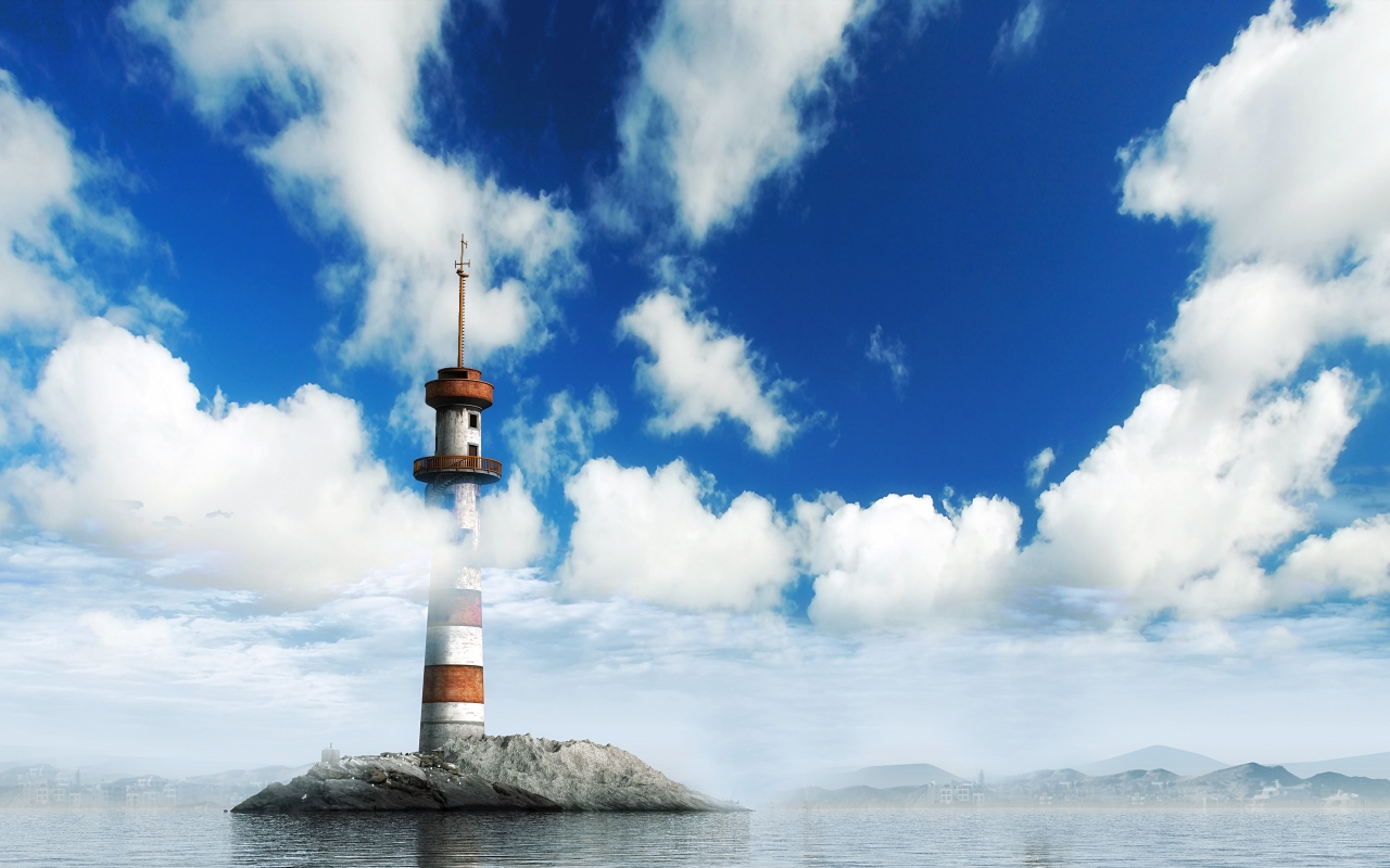 The Lighthouse for 1280 x 800 widescreen resolution