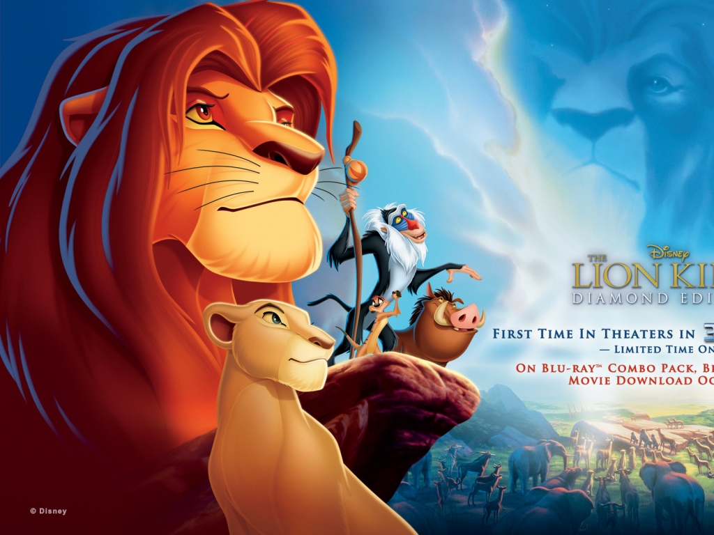 The Lion King 3D Edition for 1024 x 768 resolution