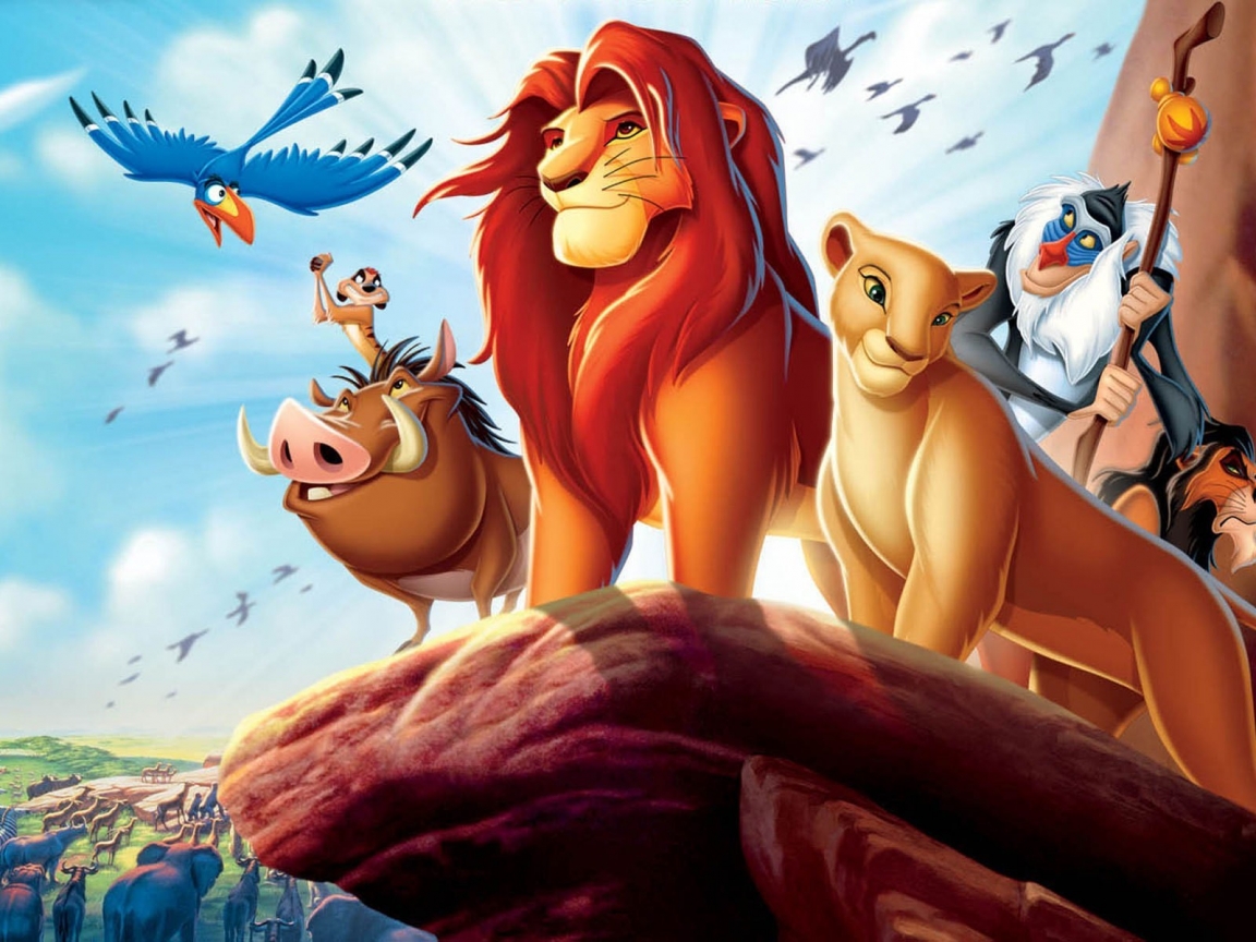 The Lion King Movie Poster for 1152 x 864 resolution