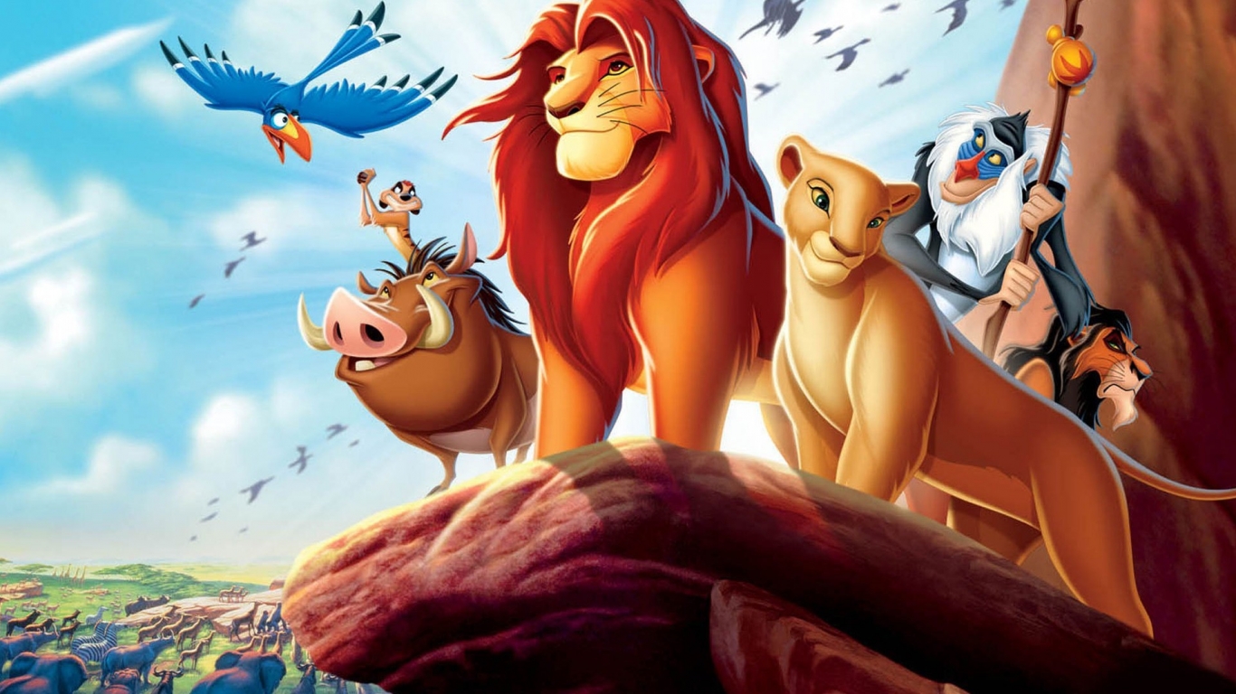 The Lion King Movie Poster for 1366 x 768 HDTV resolution