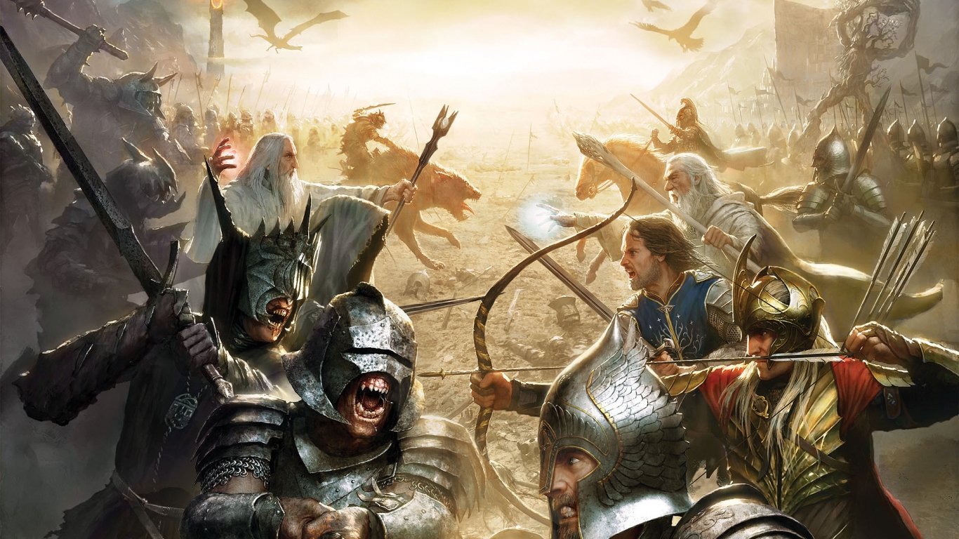 The Lord of the Rings Conquest for 1366 x 768 HDTV resolution