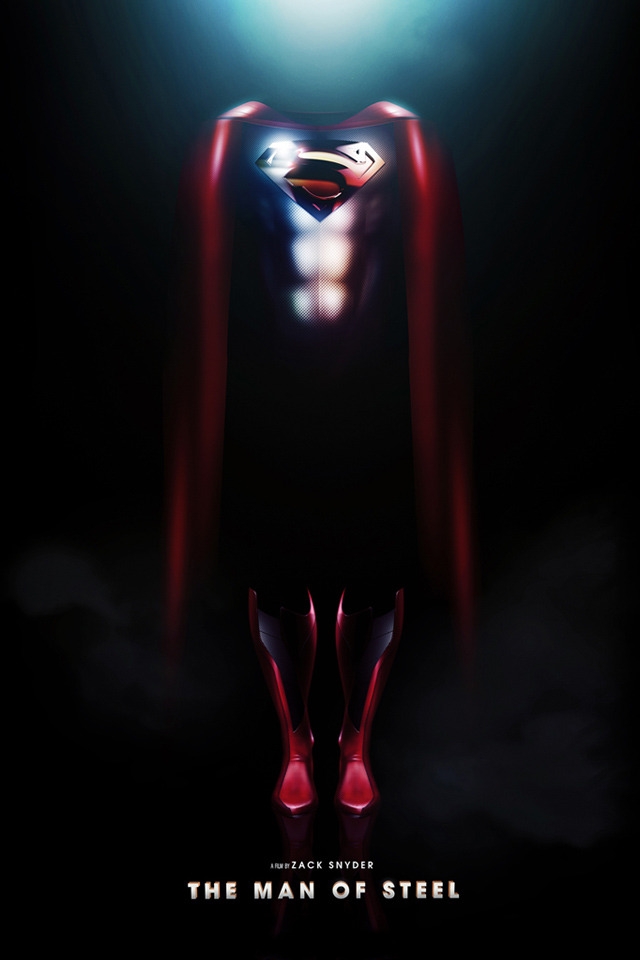 The Man of Steel Movie for 640 x 960 iPhone 4 resolution