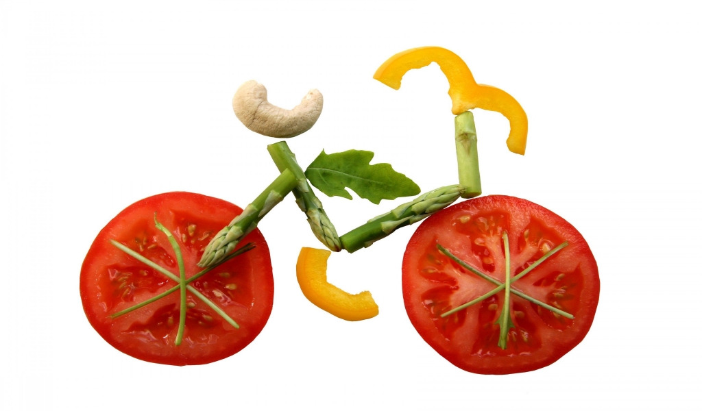 The Raw Food Bike for 1024 x 600 widescreen resolution