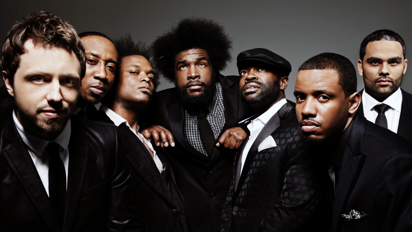 The Roots Band Photo Session for 1366 x 768 HDTV resolution