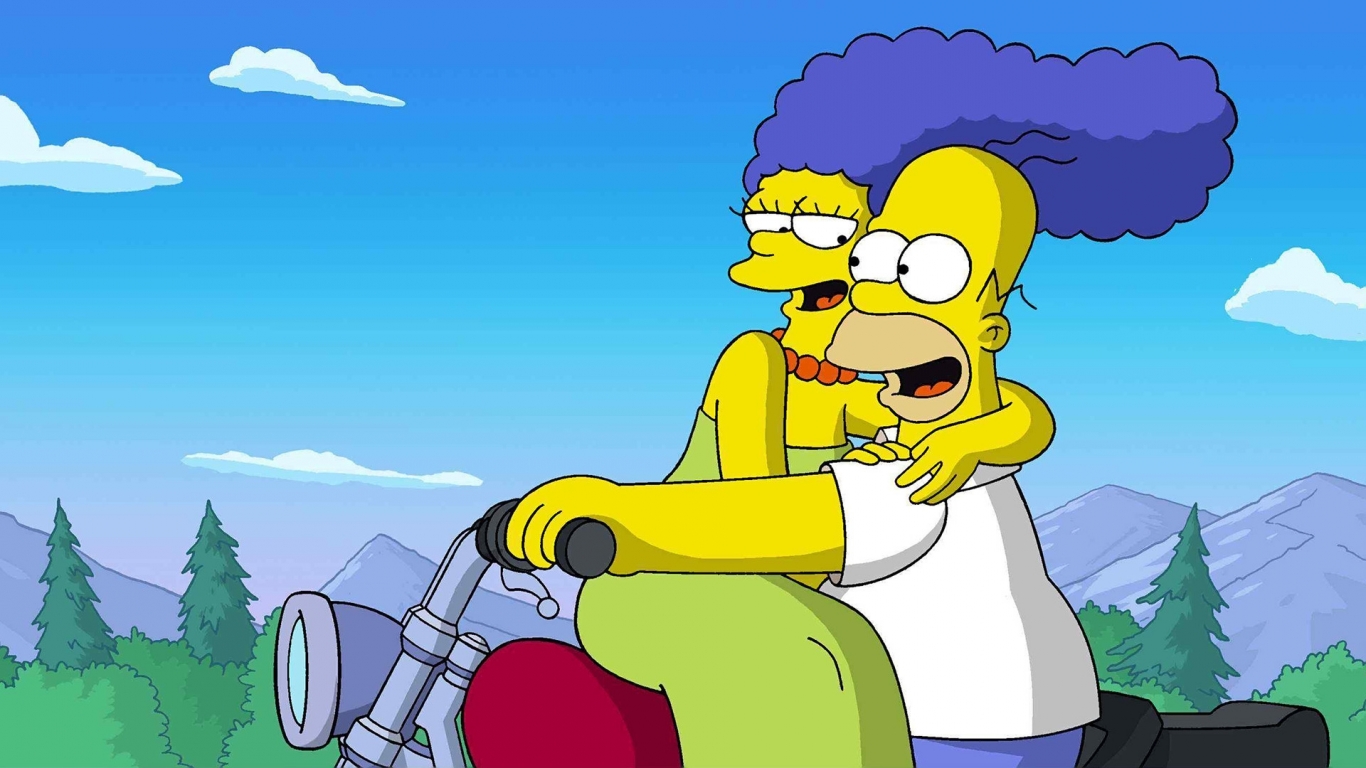 The Simpsons for 1366 x 768 HDTV resolution