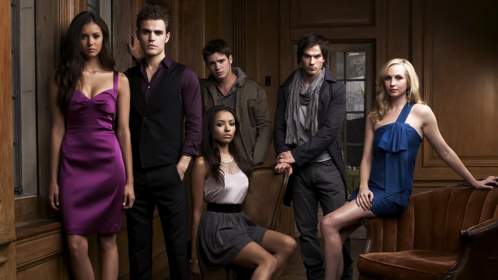 The Vampire Diaries Cast for 1680 x 945 HDTV resolution