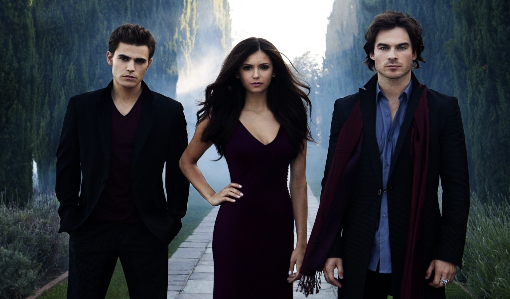 The Vampire Diaries Poster for 1024 x 600 widescreen resolution