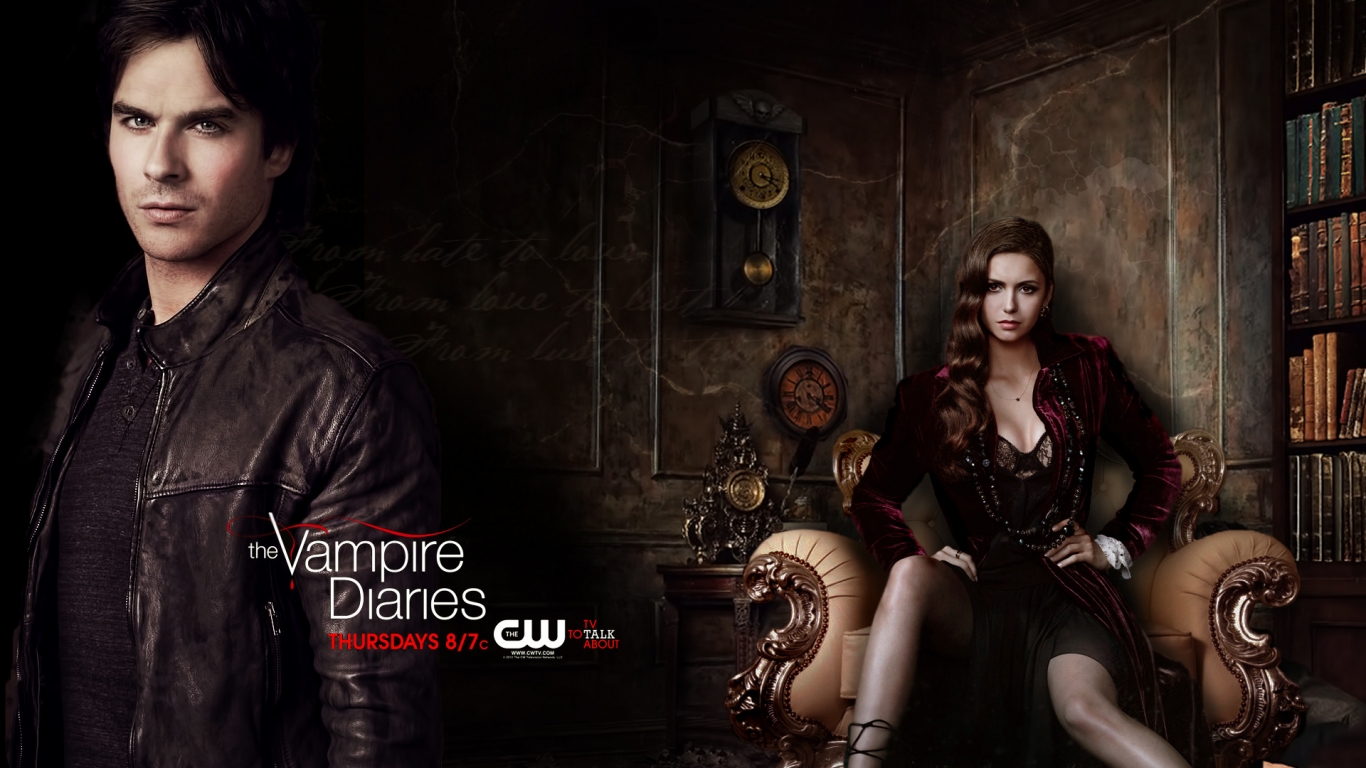 The Vampire Diaries Season 4 for 1366 x 768 HDTV resolution