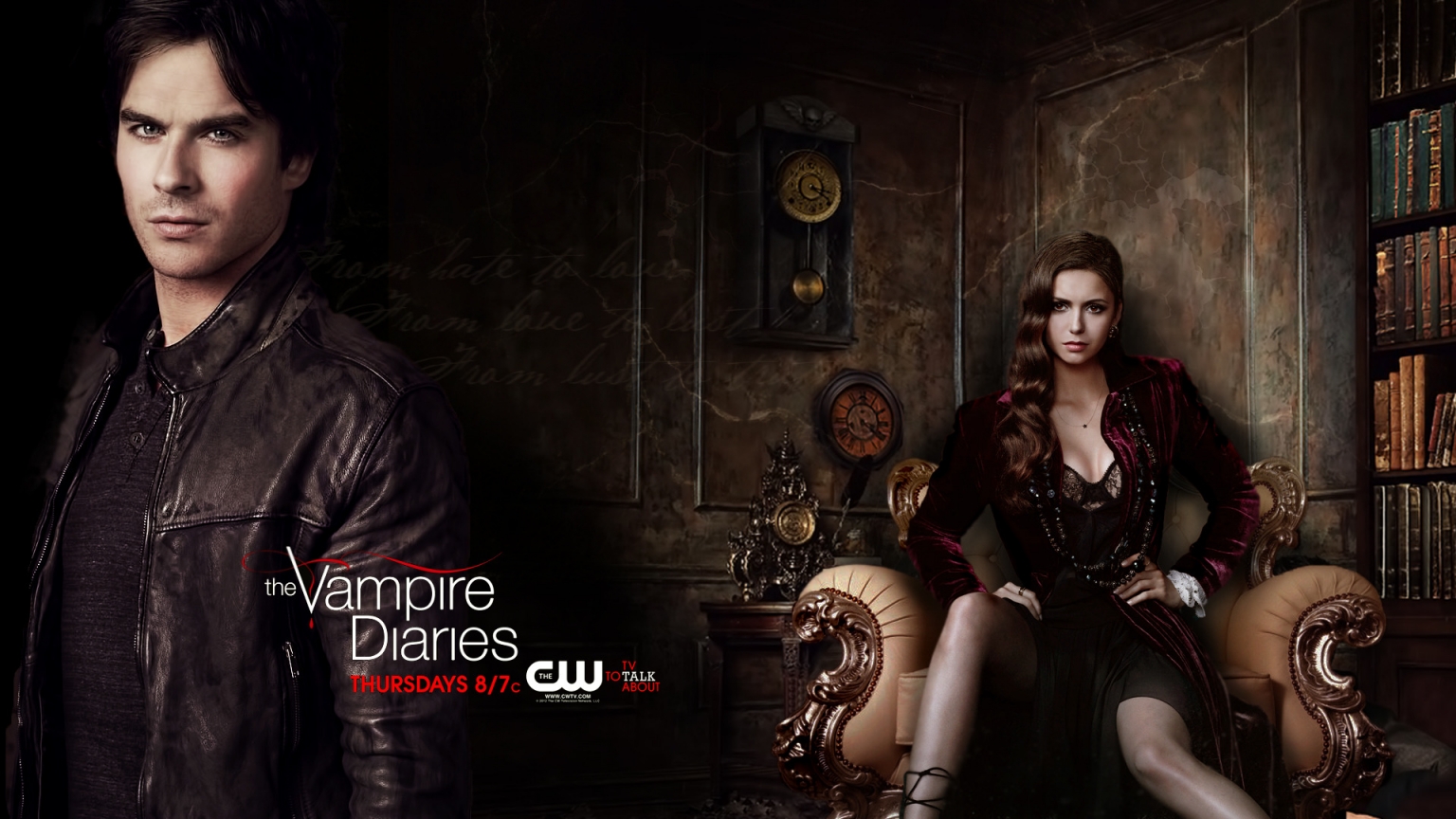 The Vampire Diaries Season 4 for 1536 x 864 HDTV resolution