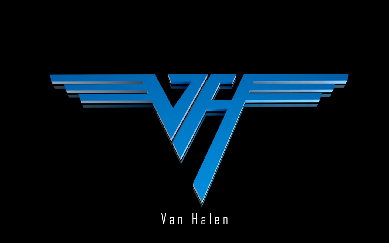 The Van Halen Logo for 1280 x 800 widescreen resolution