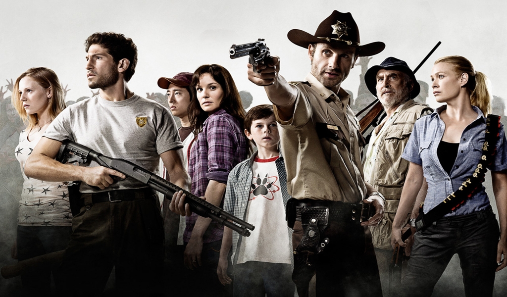 The Walking Dead Characters for 1024 x 600 widescreen resolution