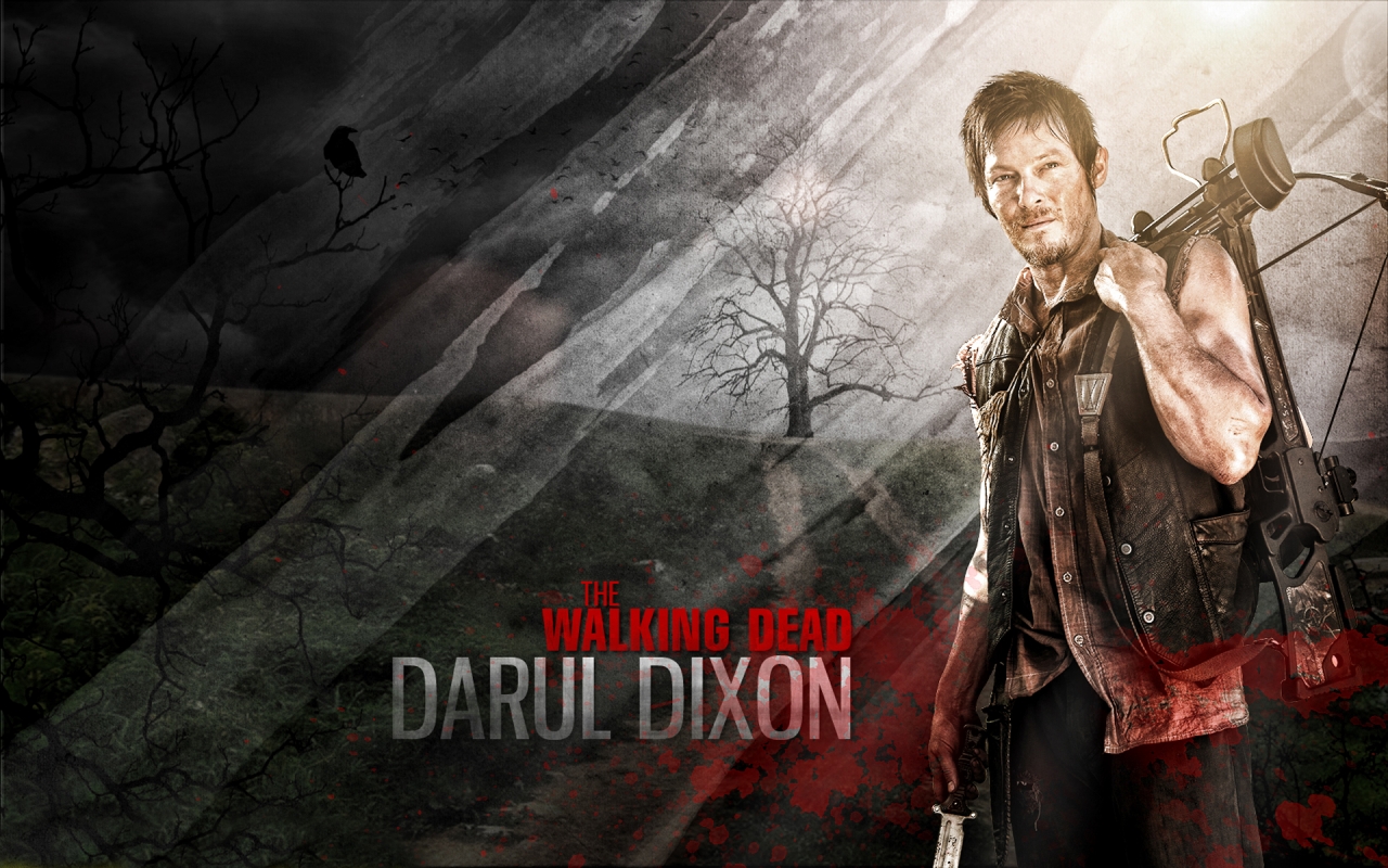 The Walking Dead Daryl Dixon for 1280 x 800 widescreen resolution