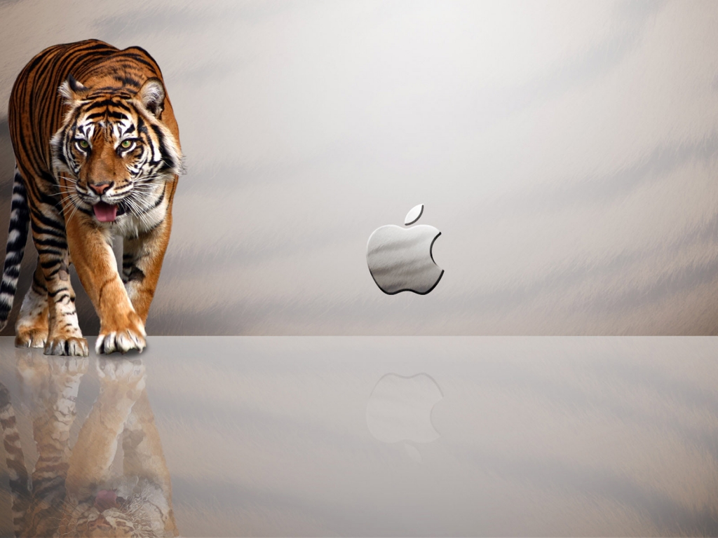 Tiger Apple for 1024 x 768 resolution