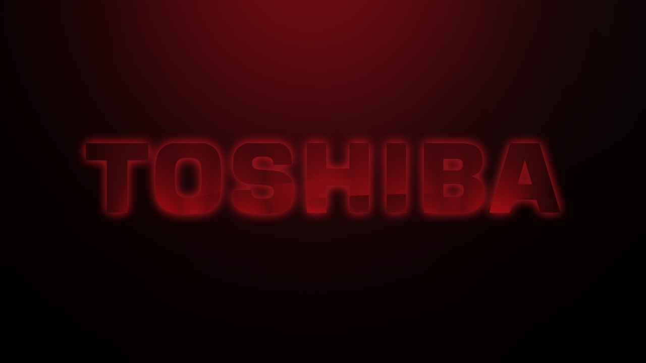 Toshiba red style for 1280 x 720 HDTV 720p resolution