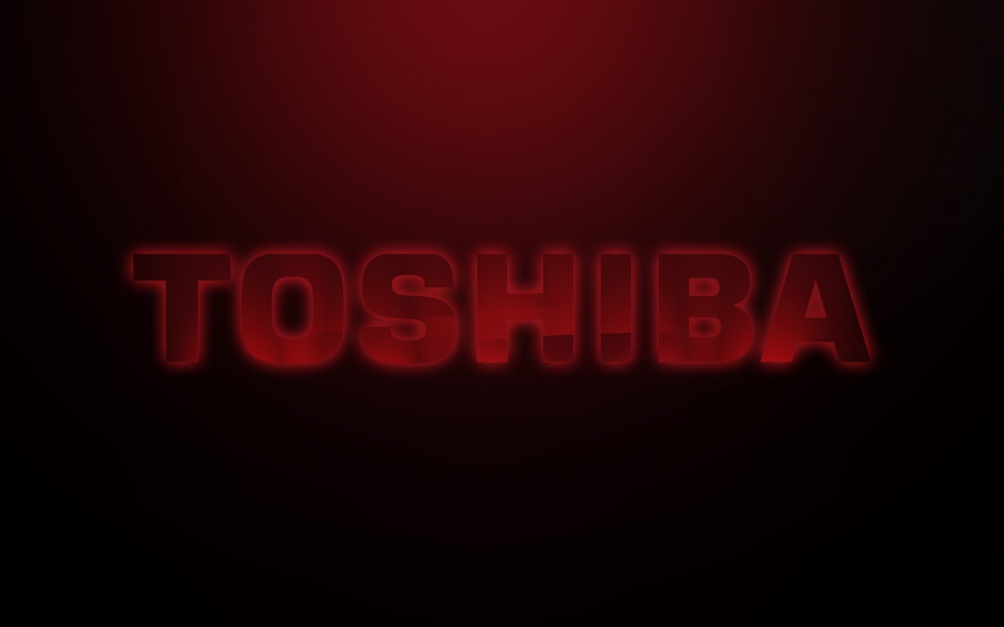 Toshiba red style for 1440 x 900 widescreen resolution