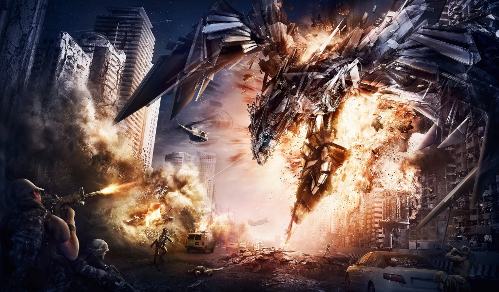 Transformers 4 Concept Art for 1024 x 600 widescreen resolution