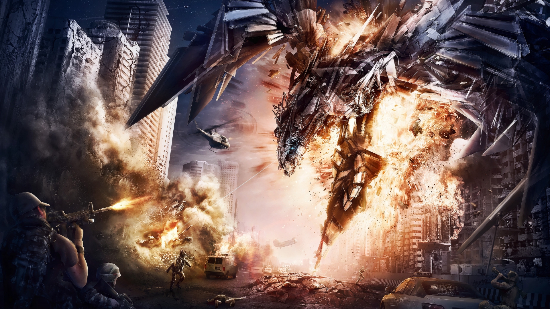Transformers 4 Concept Art for 1920 x 1080 HDTV 1080p resolution