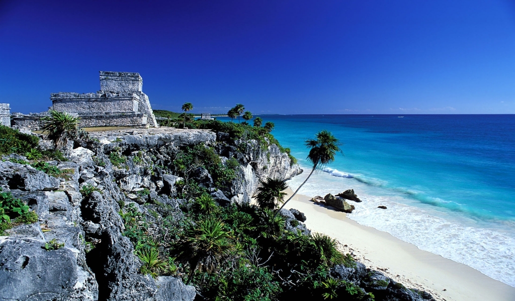 Tulum Mexico Summer for 1024 x 600 widescreen resolution