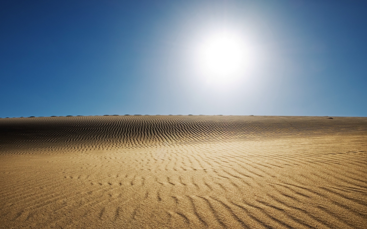Untouched sand for 1280 x 800 widescreen resolution