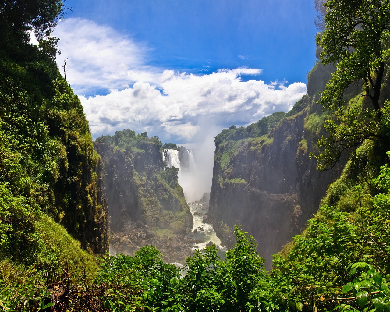 Victoria Falls for 1280 x 1024 resolution