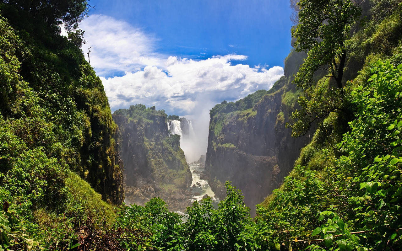 Victoria Falls for 1280 x 800 widescreen resolution