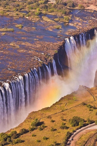 Victoria Falls Zambia for 320 x 480 iPhone resolution