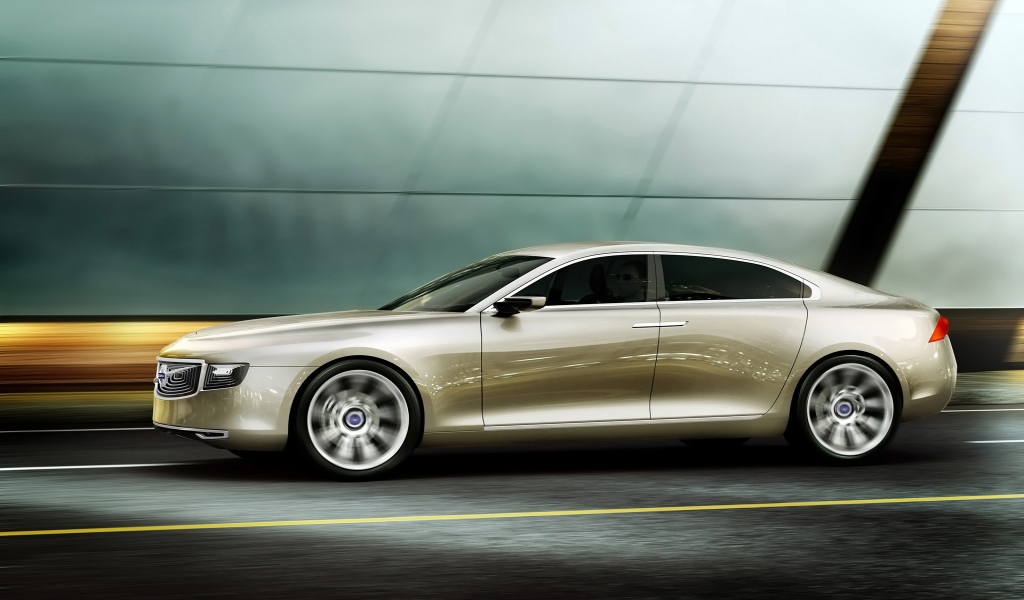 Volvo Concept Universe Side for 1024 x 600 widescreen resolution