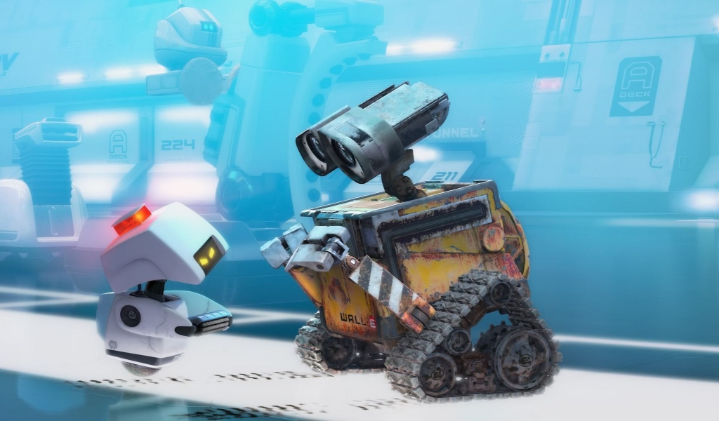 Walle Movie Scene for 1024 x 600 widescreen resolution