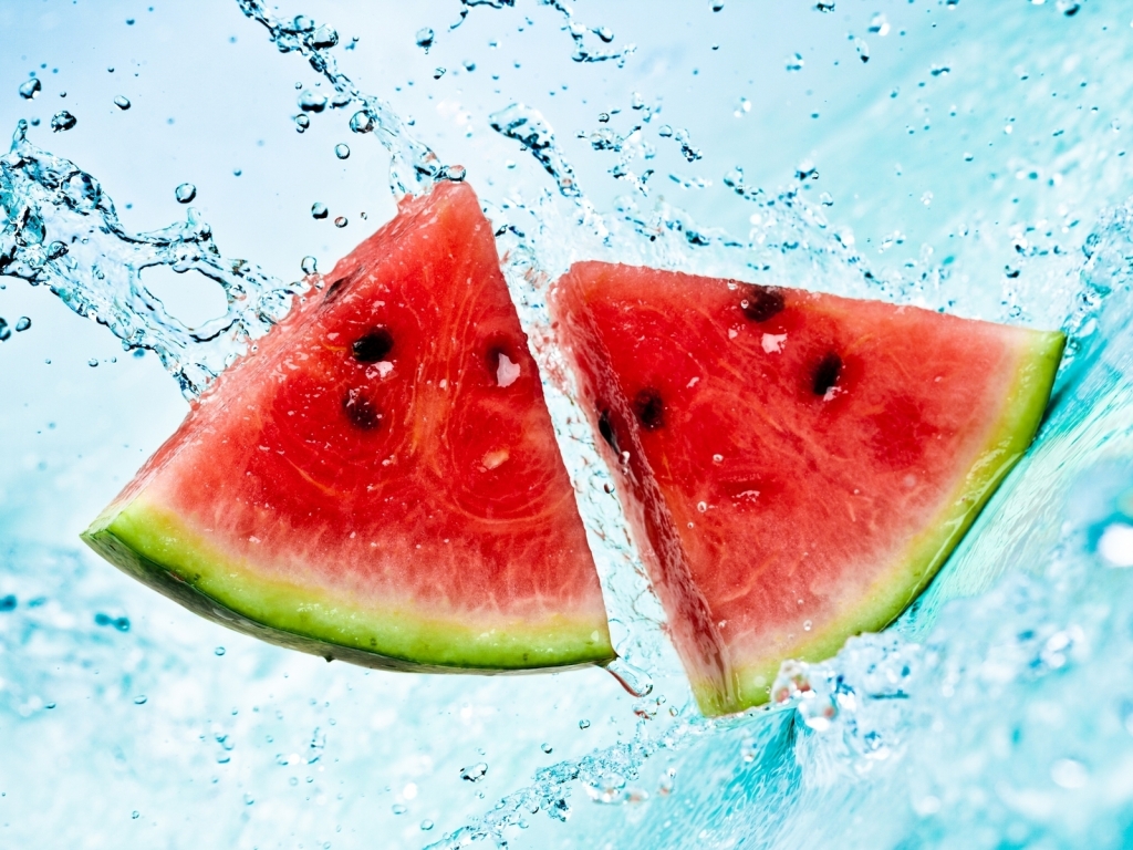 Watermelon Slices for 1024 x 768 resolution
