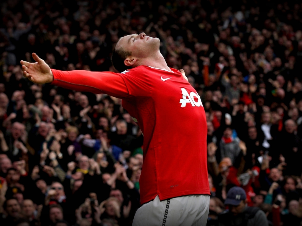 Wayne Rooney Football Player for 1024 x 768 resolution