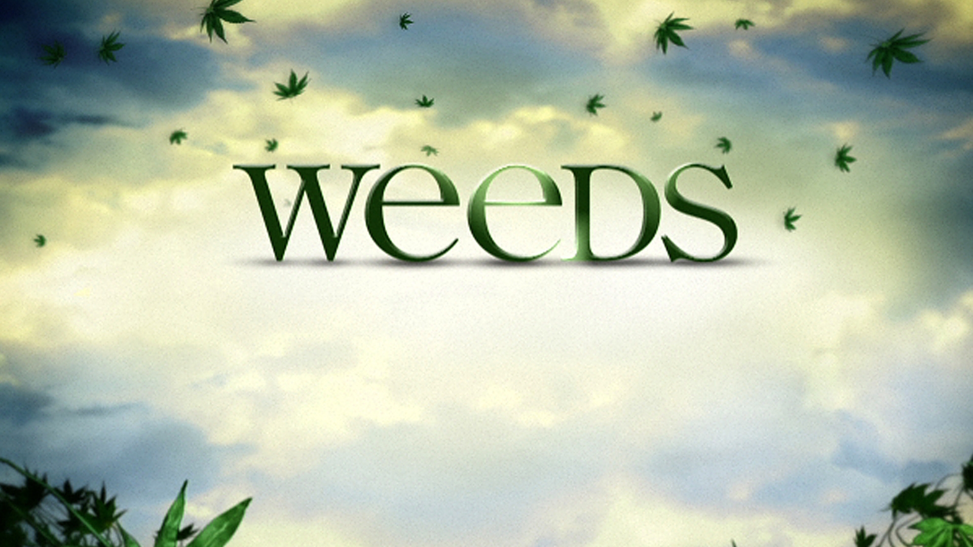 Weeds Logo for 1920 x 1080 HDTV 1080p resolution