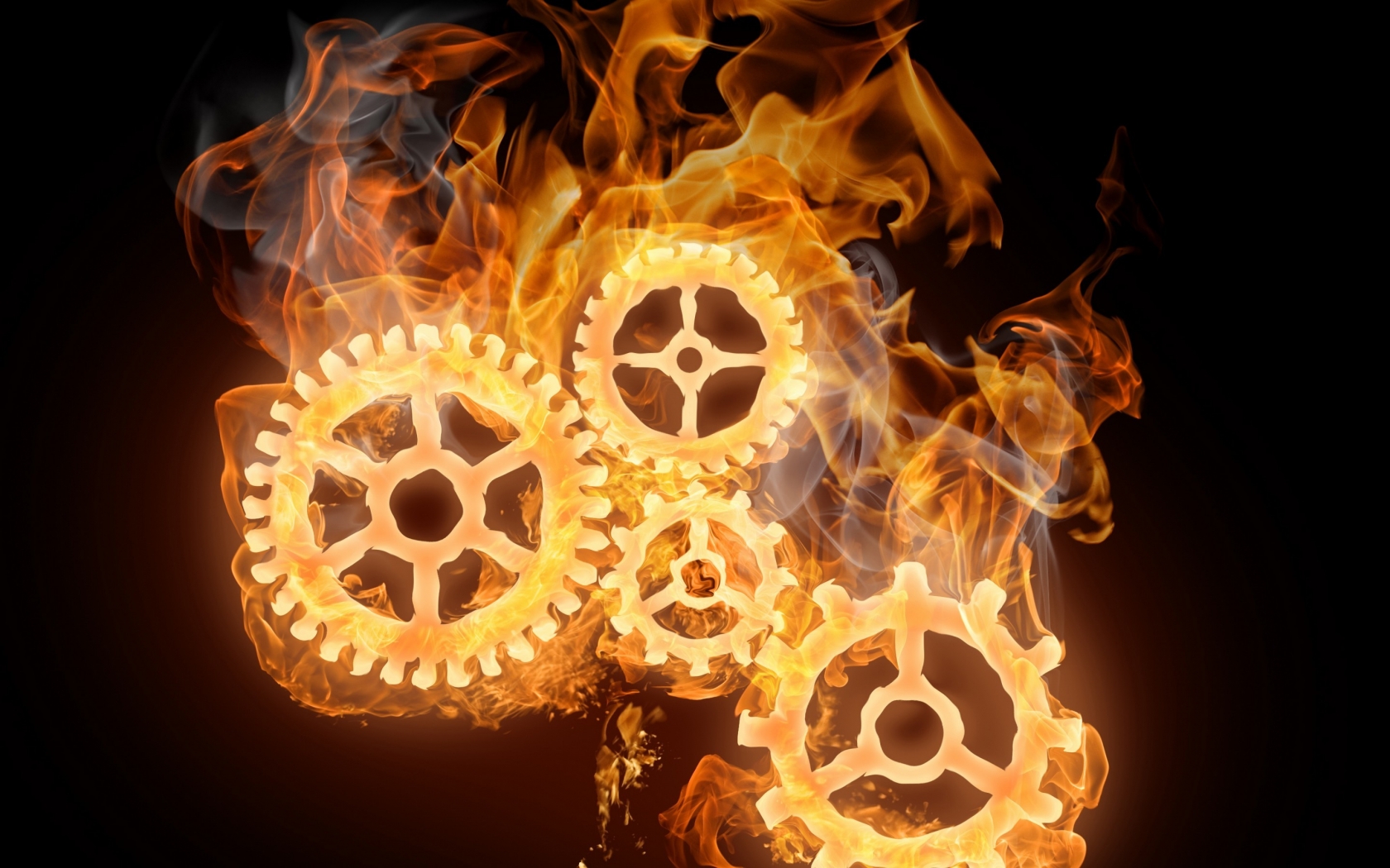 Wheels on Fire for 1680 x 1050 widescreen resolution
