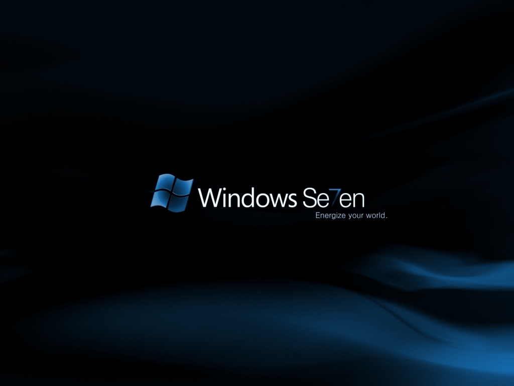Windows Se7en Midnight for 1024 x 768 resolution