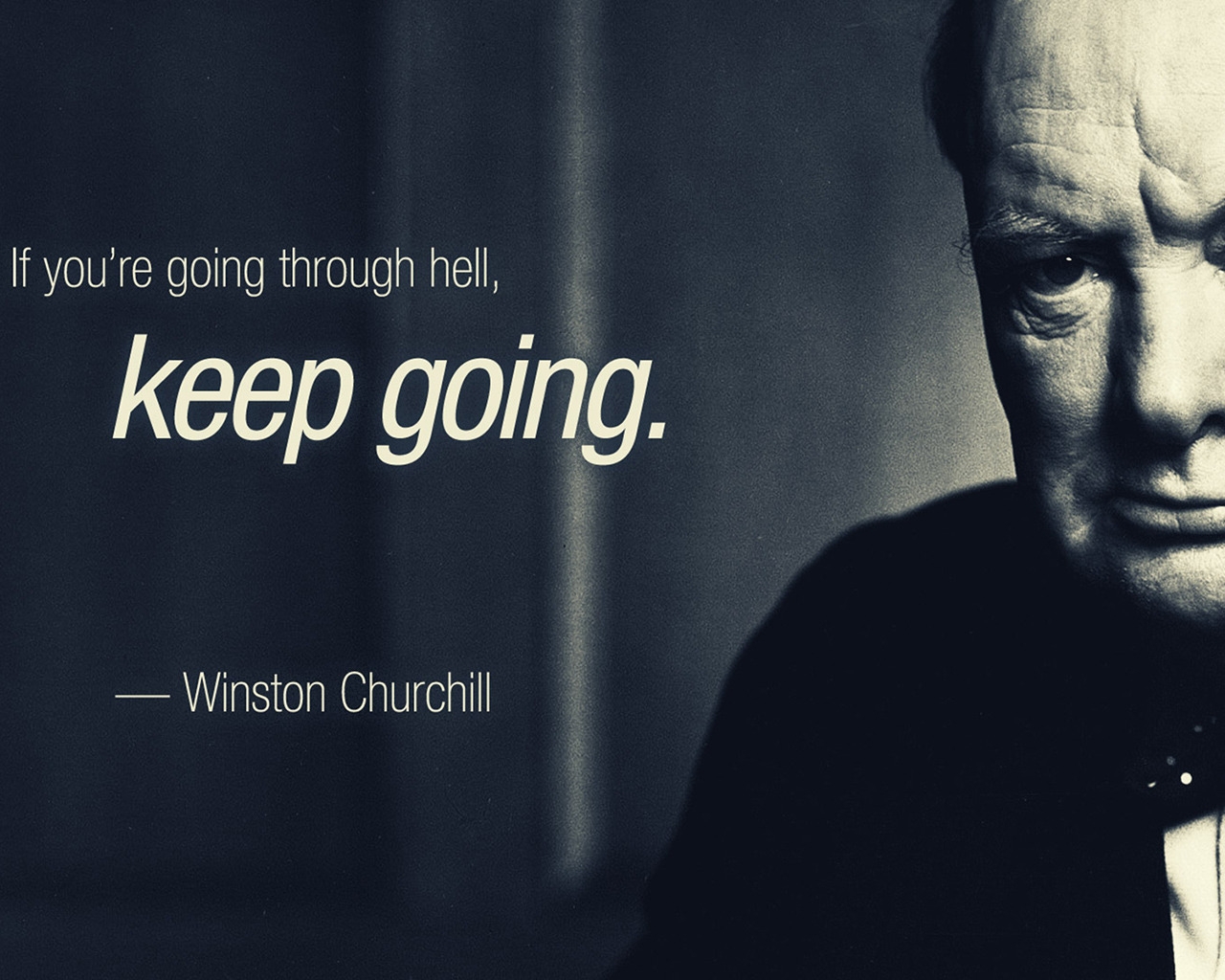 Winston Churchill Quote for 1280 x 1024 resolution