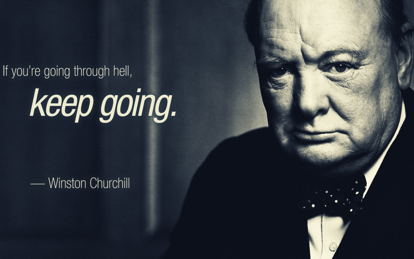 Winston Churchill Quote for 1440 x 900 widescreen resolution