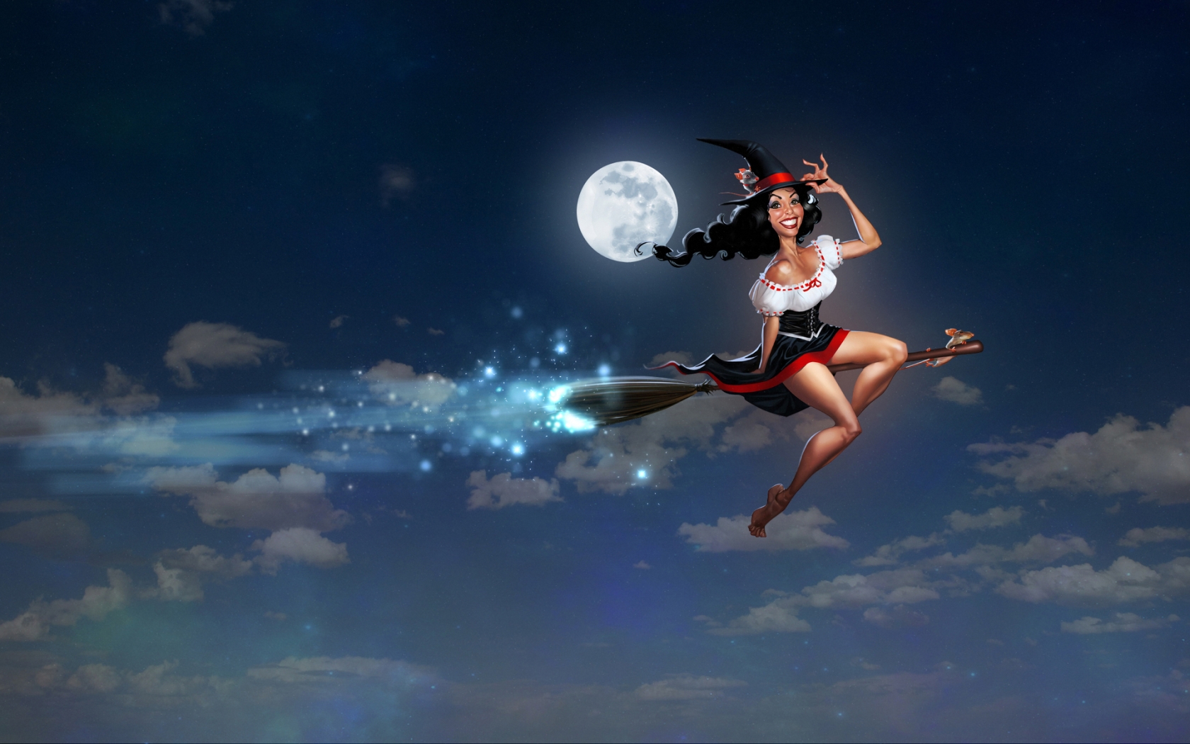 Young Witches for 1680 x 1050 widescreen resolution