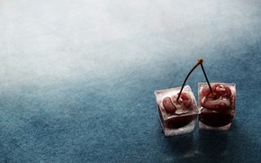 Cherries in Ice wallpaper