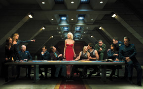 Battlestar Galactica Last Supper wallpaper