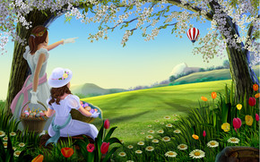 Amazing Spring Painting wallpaper