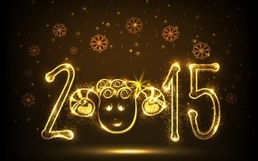 New Year Funny Face wallpaper